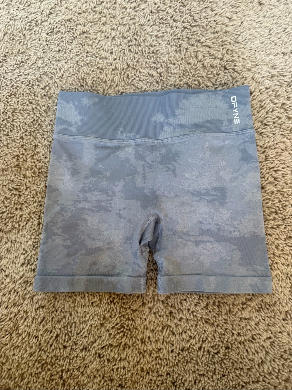 DFYNE Women's Athletic Bike Shorts in Slate Gray